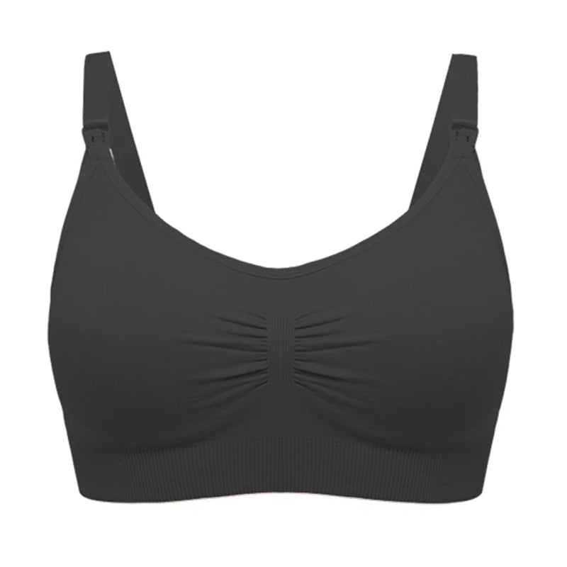Large Size Nursing Bra Seamless Gathering Type