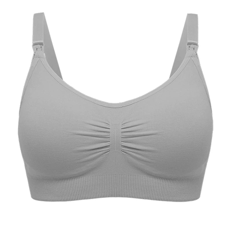 Large Size Nursing Bra Seamless Gathering Type