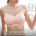 Large Size Nursing Bra Seamless Gathering Type