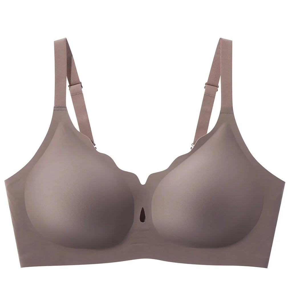 JC07-Women's Water Drop Hollow Lace V-Neck Bra