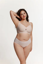 JC07-Women's Water Drop Hollow Lace V-Neck Bra