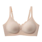 JC07-Women's Water Drop Hollow Lace V-Neck Bra