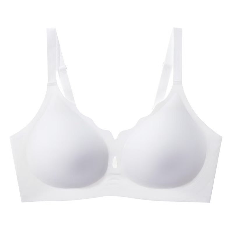 JC07-Women's Water Drop Hollow Lace V-Neck Bra